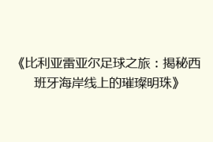 《比利亚雷亚尔足球之旅：揭秘西班牙海岸线上的璀璨明珠》