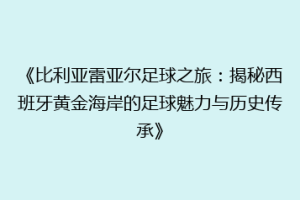 《比利亚雷亚尔足球之旅：揭秘西班牙黄金海岸的足球魅力与历史传承》